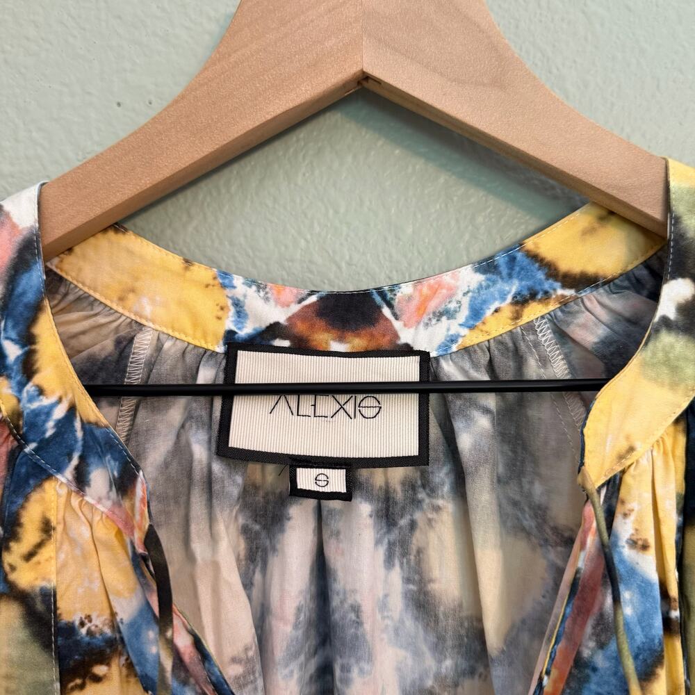 new revolve alexis kasi puff sleeve mini dress size small - Picture 4 of 4